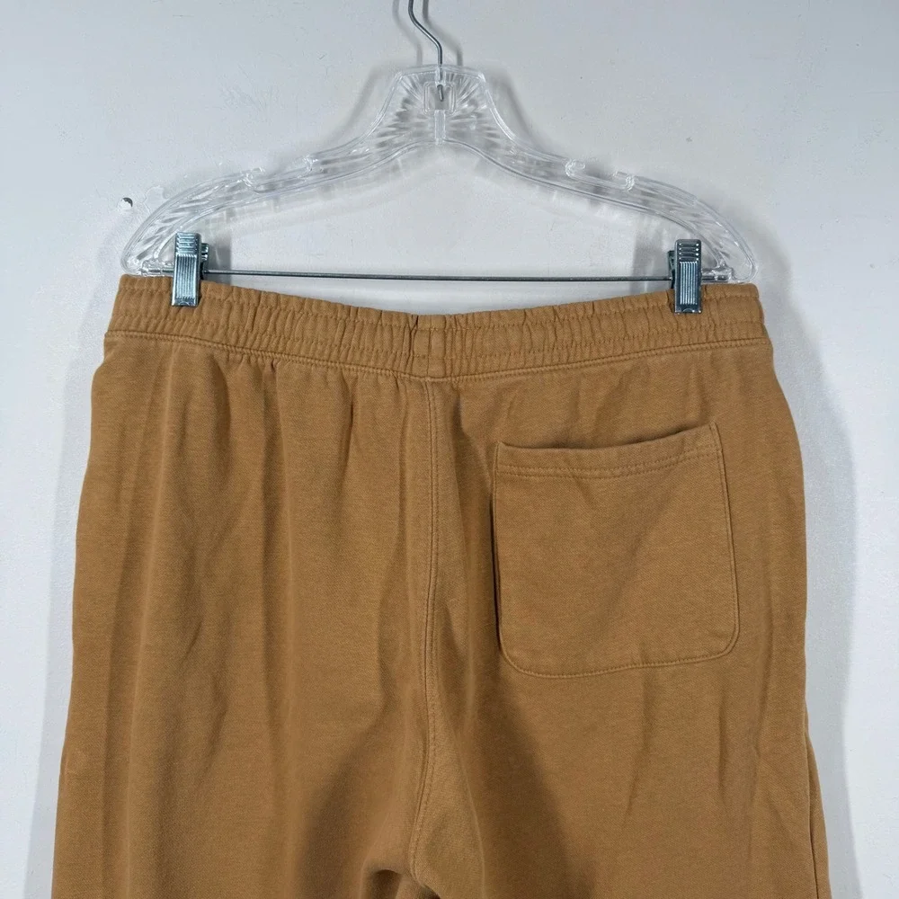 The North Face Mens Circular Design Fleece Sweatpants Brown A84GC Large